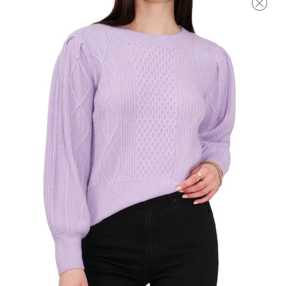 New 1 State Purple Heater Soft Sweater Size XXL - Picture 4 of 10